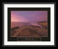 Goals - Sunset Fine Art Print