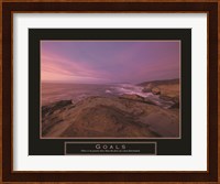 Goals - Sunset Fine Art Print