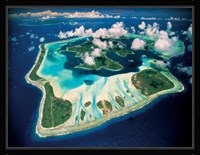 Aerial View, Bora Bora, French Polynesia Fine Art Print