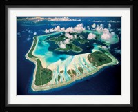 Aerial View, Bora Bora, French Polynesia Fine Art Print
