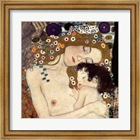 Three Ages of Woman - Mother and Child, c.1905 (detail square) Fine Art Print
