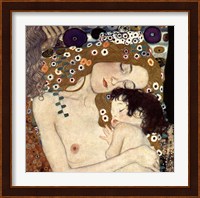 Three Ages of Woman - Mother and Child, c.1905 (detail square) Fine Art Print