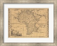 Africa, 1800 Fine Art Print