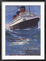 S.S Paris Framed Print