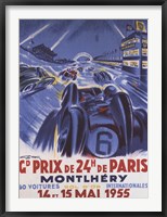 Grand Prix De Montlhery Fine Art Print