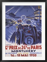 Grand Prix De Montlhery Framed Print