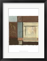 Chinese Scroll In Blue IV Fine Art Print