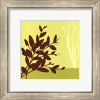 Metro Leaves In Chartreuse I Fine Art Print