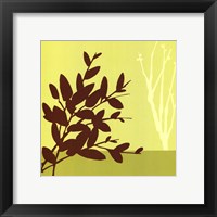 Metro Leaves In Chartreuse I Fine Art Print