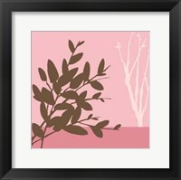 Metro Leaves In Pink I Fine Art Print