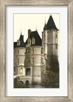 French Chateaux In Blue II Giclee