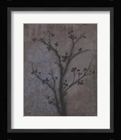 Branch In Silhouette IV Framed Print