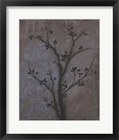 Branch In Silhouette IV Framed Print