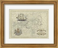 Antique Map Of Asia Giclee
