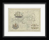 Antique Map Of Asia Giclee