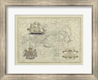 Antique Map Of Asia Giclee