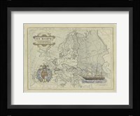 Antique Map Of Europe Giclee