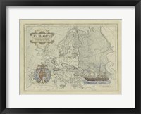 Antique Map Of Europe Giclee