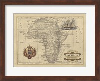 Antique Map Of Africa Giclee
