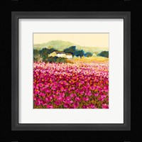 Le Jardin Rouge, Provence Fine Art Print