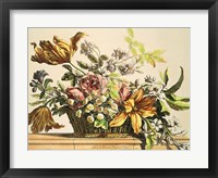 Basket of Flowers I Fine Art Print
