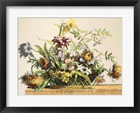 Basket of Flowers II Fine Art Print