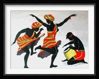 Ebony Dancers I Fine Art Print