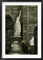 New York, New York - Statue of Liberty Fine Art Print