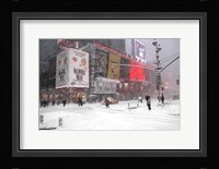 Blizzard On Times Sqaure, 2006 Fine Art Print