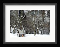 Carriage Snow, Central Park Fine Art Print
