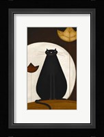 Cat And The Moon II Fine Art Print