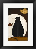 Cat And The Moon II Fine Art Print