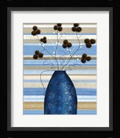Study Of Mimosa In Blue Fine Art Print
