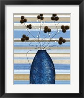 Study Of Mimosa In Blue Fine Art Print