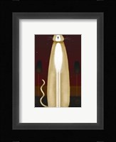 Feline And Four Tulips Fine Art Print