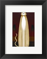 Feline And Four Tulips Fine Art Print