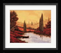 Silenzio Tra I Cipressi Fine Art Print