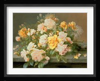 Pink and Yellow Roses Fine Art Print
