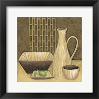 Bamboo Vase Framed Print
