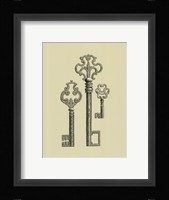 Antique Keys II Fine Art Print