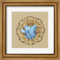 Gilded Tulip Medallion II Fine Art Print