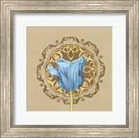 Gilded Tulip Medallion II Fine Art Print