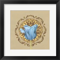 Gilded Tulip Medallion II Fine Art Print