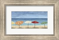 Ocean Umbrellas I Fine Art Print