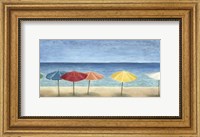 Ocean Umbrellas II Fine Art Print