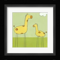 Stick-Leg Giraffe I Framed Print