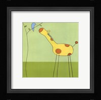 Stick-Leg Giraffe II Framed Print