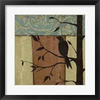 Arts Crafts Silhouette VI Framed Print
