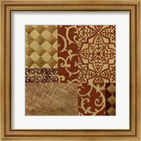 Henna Patterns On Gold I Giclee