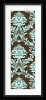 Vivid Damask In Blue I Giclee